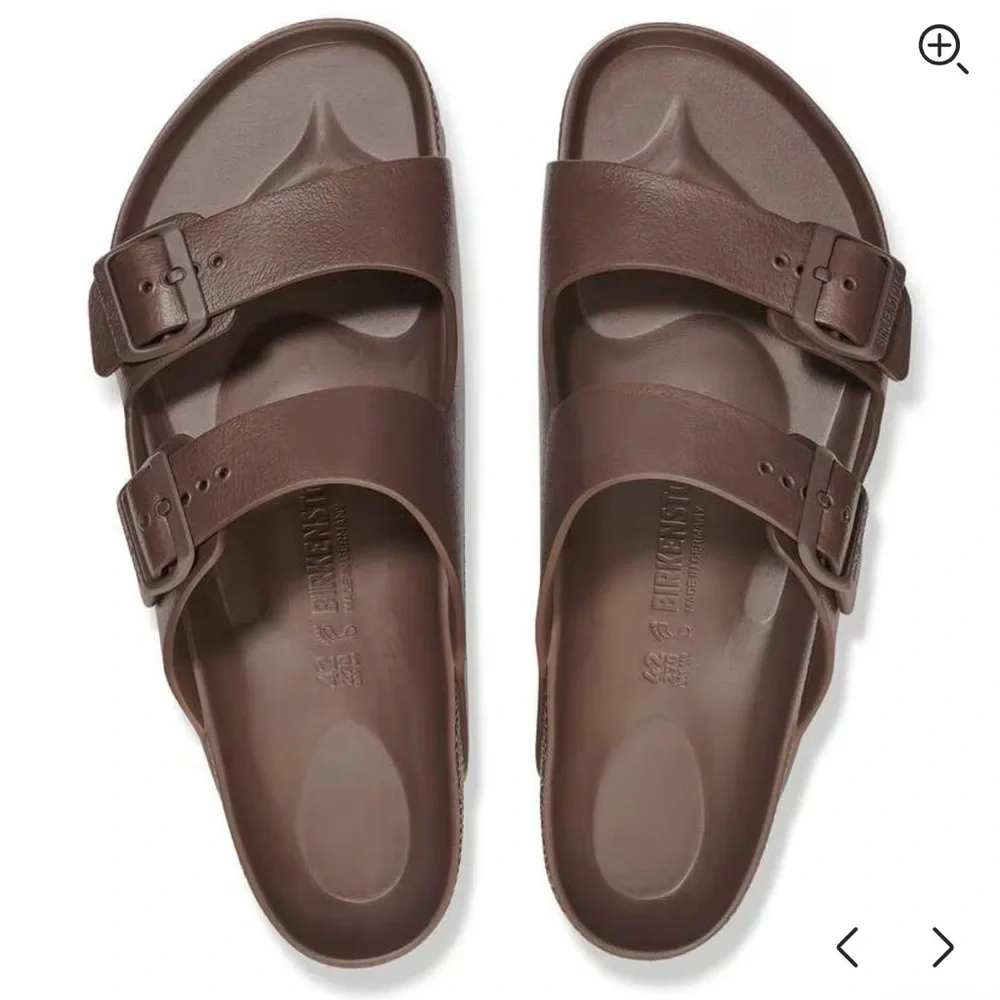 Birkenstock Eva in “Roast” Brown, Double Strap Sandals Size 38 (US 7.5) - Picture 10 of 14